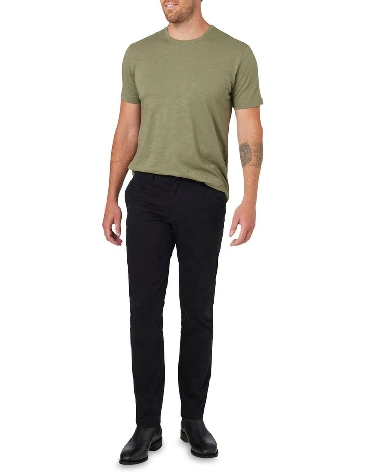 Hawthorn Stretch Chino In Black - Image 2