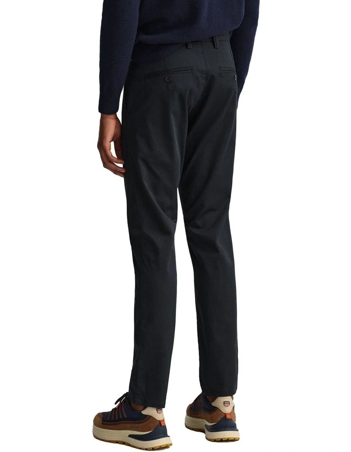 Gant Hallden Twill Chinos In Black - Image 2