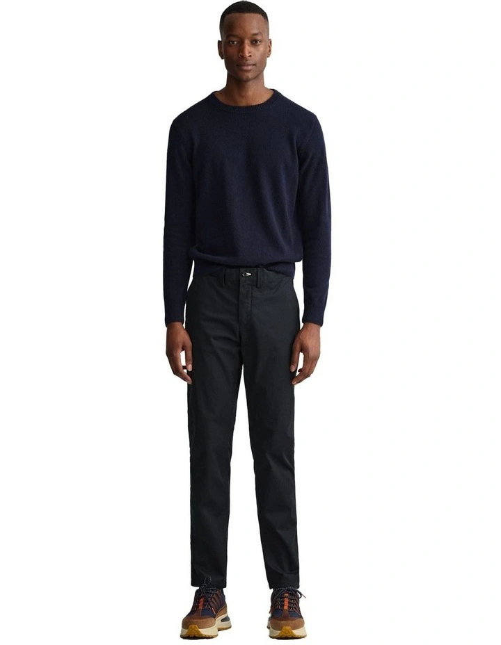Gant Hallden Twill Chinos In Black - Image 3